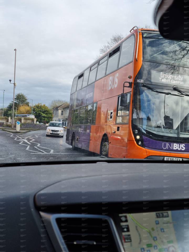 Image of morebus vehicle 1631. Taken by Victoria T at 13.39.29 on 2022.02.22